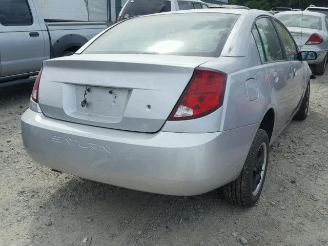 1G8AJ52F84Z230560 - 2004 SATURN ION LEVEL SILVER photo 4