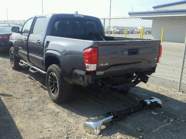 5TFCZ5AN1GX021399 - 2016 TOYOTA TACOMA CHARCOAL photo 3