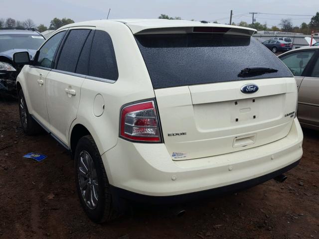 2FMDK49C78BA59584 - 2008 FORD EDGE LIMIT WHITE photo 3