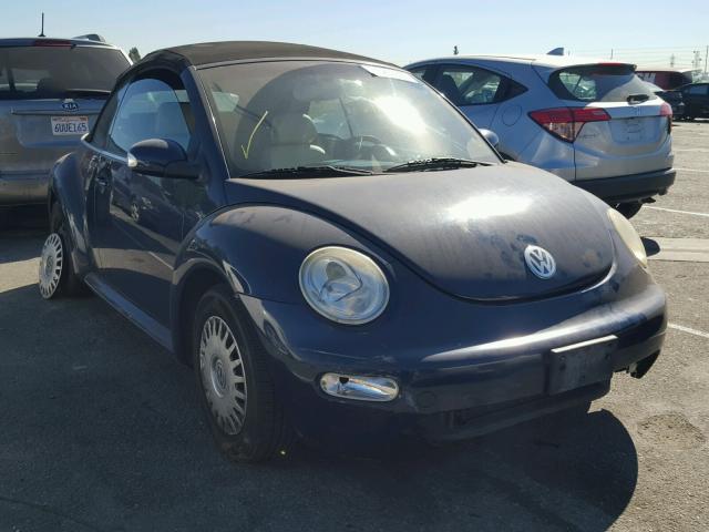 3VWCK21YX3M302871 - 2003 VOLKSWAGEN NEW BEETLE ლურჯი ფოტო 1