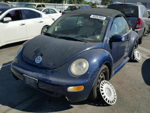 3VWCK21YX3M302871 - 2003 VOLKSWAGEN NEW BEETLE ლურჯი ფოტო 2