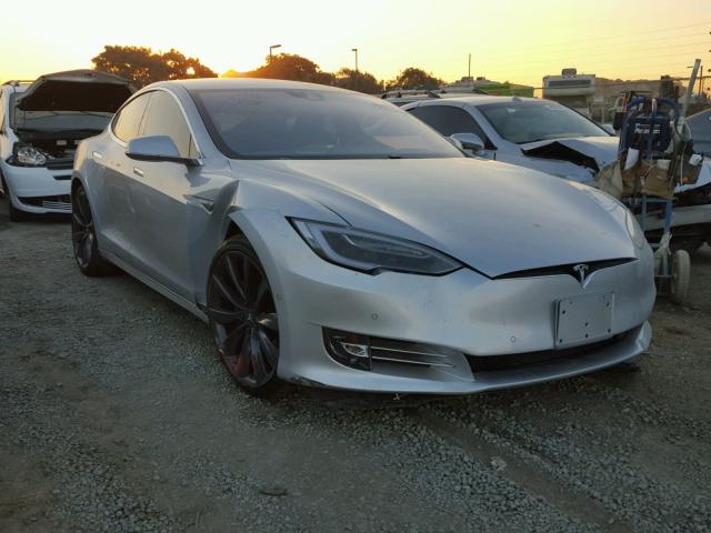 5YJSA1E26GF159820 - 2016 TESLA MODEL S SILVER photo 1