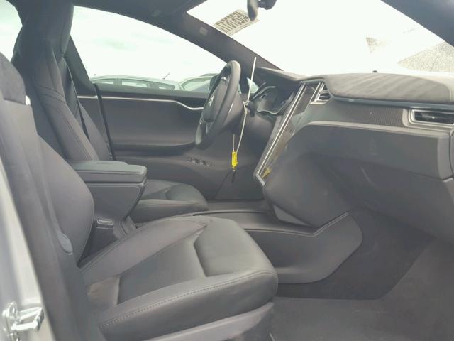 5YJSA1E26GF159820 - 2016 TESLA MODEL S SILVER photo 5