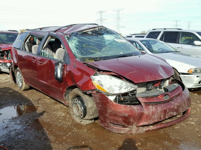 5TDZA23C86S458607 - 2006 TOYOTA SIENNA BURGUNDY photo 1