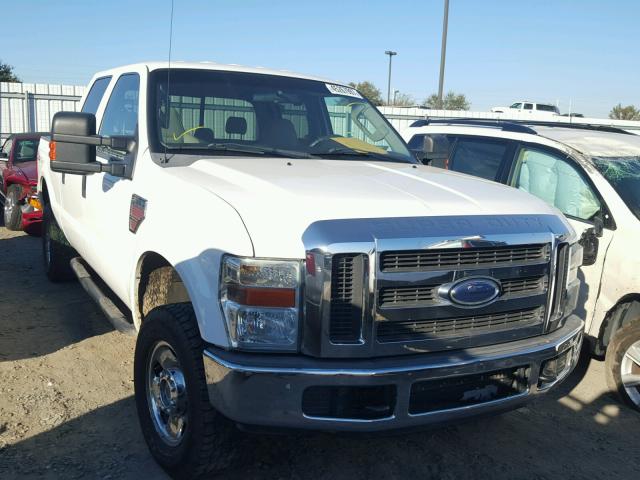 1FTSW21R68EB19072 - 2008 FORD F250 WHITE photo 1