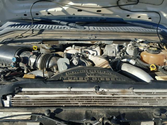 1FTSW21R68EB19072 - 2008 FORD F250 WHITE photo 7