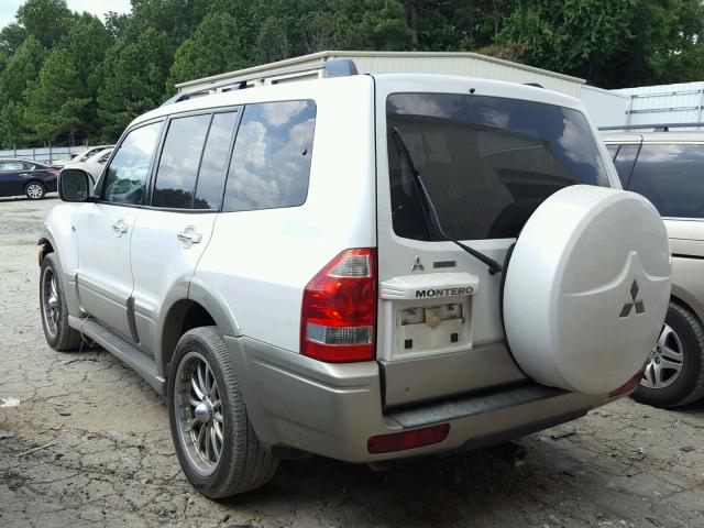 JA4NW51S33J020057 - 2003 MITSUBISHI MONTERO LI WHITE photo 3