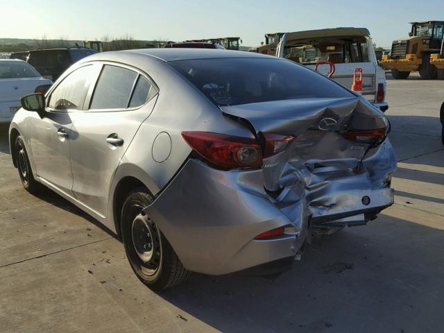 JM1BM1T71E1187942 - 2014 MAZDA 3 SV SILVER photo 3