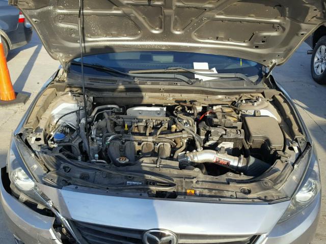 JM1BM1T71E1187942 - 2014 MAZDA 3 SV SILVER photo 7