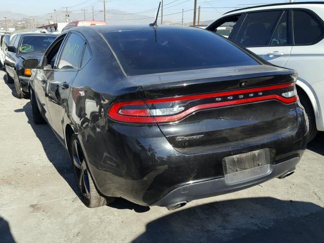 1C3CDFBB4FD276013 - 2015 DODGE DART SXT BLACK photo 3