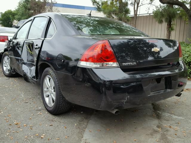 2G1WF5E35D1261071 - 2013 CHEVROLET IMPALA LS BLACK photo 3