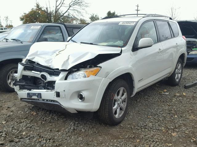 JTMDK4DV2A5088689 - 2010 TOYOTA RAV4 LIMIT WHITE photo 2