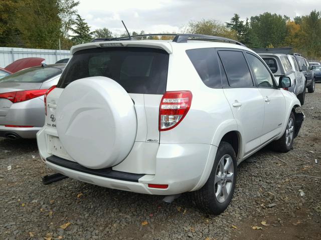 JTMDK4DV2A5088689 - 2010 TOYOTA RAV4 LIMIT WHITE photo 4