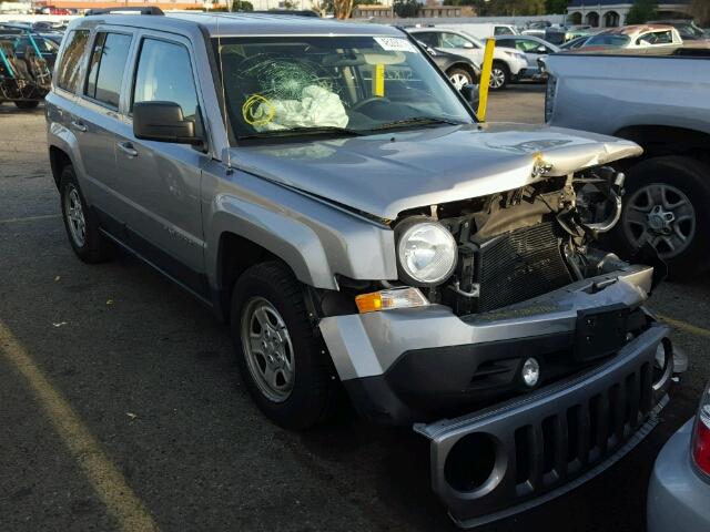 1C4NJPBA3FD235494 - 2015 JEEP PATRIOT SP SILVER photo 1