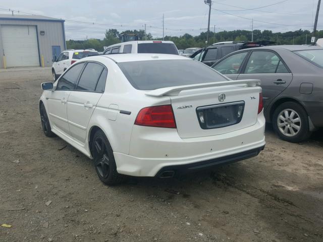 19UUA66274A020094 - 2004 ACURA TL WHITE photo 3