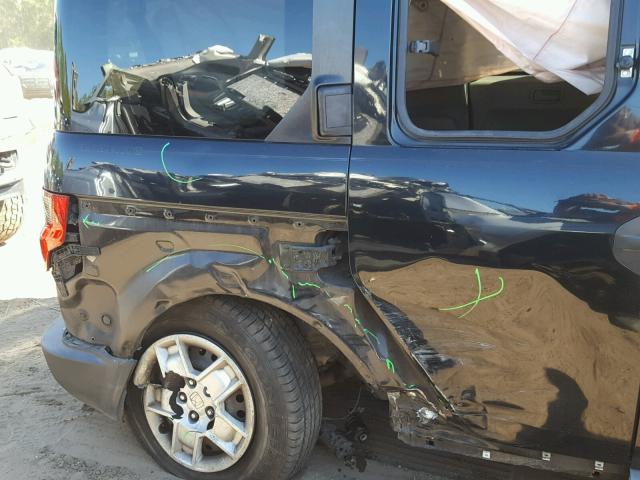 5J6YH18349L003134 - 2009 HONDA ELEMENT LX BLACK photo 9