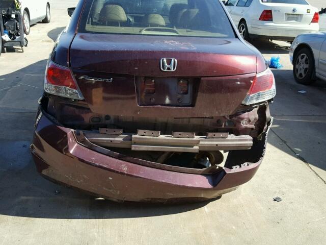 1HGCP2F80AA144629 - 2010 HONDA ACCORD RED photo 9