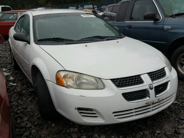 1B3EL46R26N144382 - 2006 DODGE STRATUS WHITE photo 1