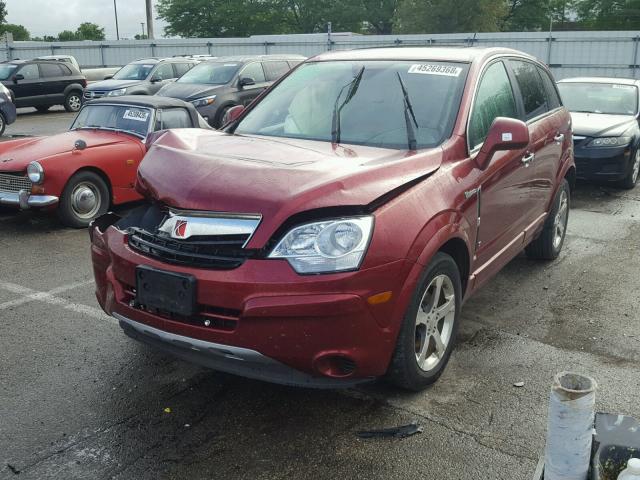 3GSCL93Z69S520863 - 2009 SATURN VUE HYBRID RED photo 2