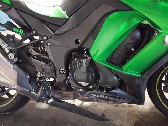 JKAZXCM18FA005273 - 2015 KAWASAKI ZX1000 M GREEN photo 7