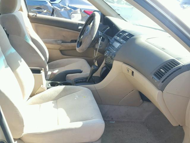 JHMCM56455C005403 - 2005 HONDA ACCORD LX TAN photo 5