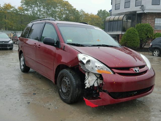 5TDZK23C18S164787 - 2008 TOYOTA SIENNA RED photo 1