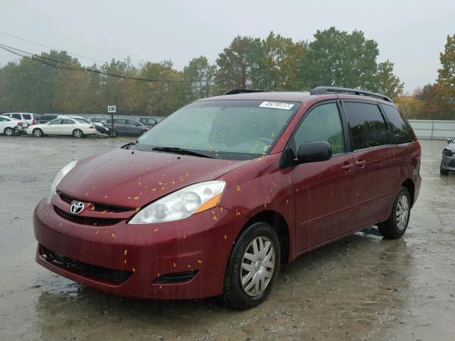 5TDZK23C18S164787 - 2008 TOYOTA SIENNA RED photo 2