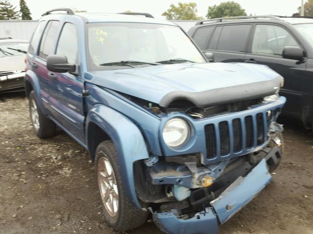 1J8GL58K43W611071 - 2003 JEEP LIBERTY LI BLUE photo 1