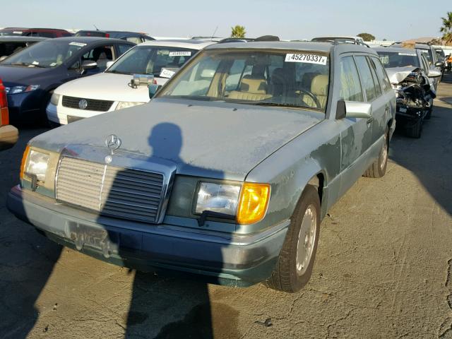 WDBEA90D8MF175818 - 1991 MERCEDES-BENZ 300 TE BLUE photo 2