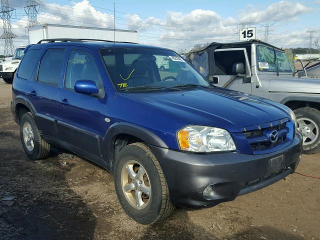 4F2YZ02Z95KM44431 - 2005 MAZDA TRIBUTE I BLUE photo 1