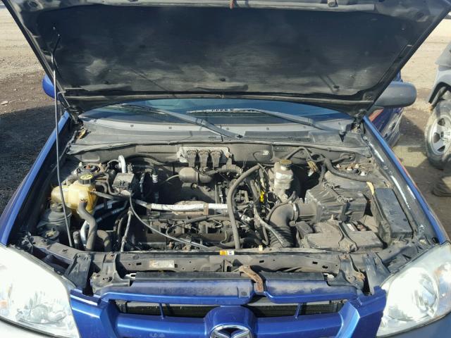 4F2YZ02Z95KM44431 - 2005 MAZDA TRIBUTE I BLUE photo 7