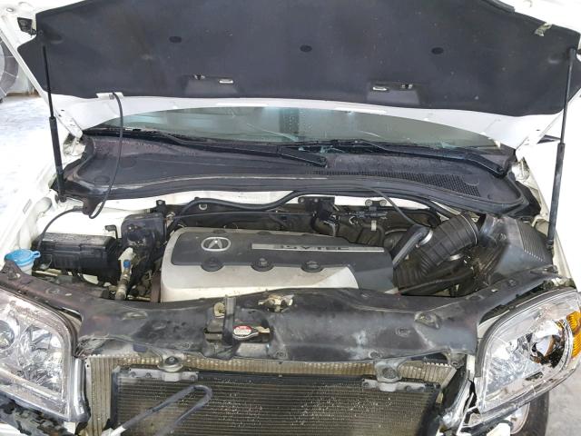 2HNYD18296H530291 - 2006 ACURA MDX WHITE photo 7