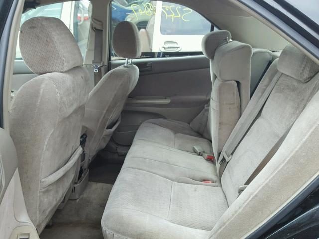 4T1BE32KX2U010455 - 2002 TOYOTA CAMRY LE შავი ფოტო 6