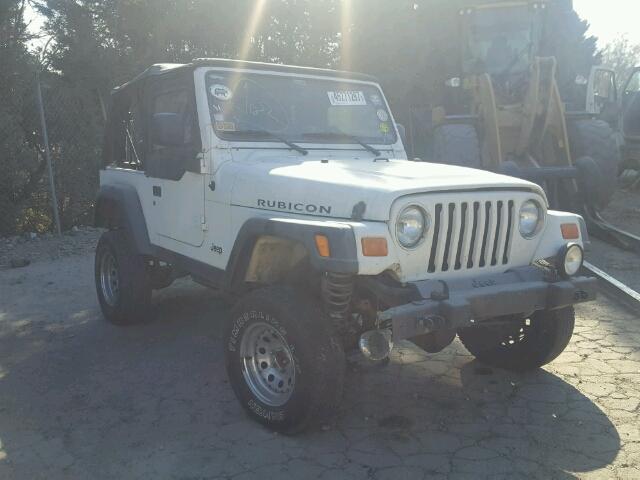 1J4FA69S56P771742 - 2006 JEEP WRANGLER / WHITE photo 1