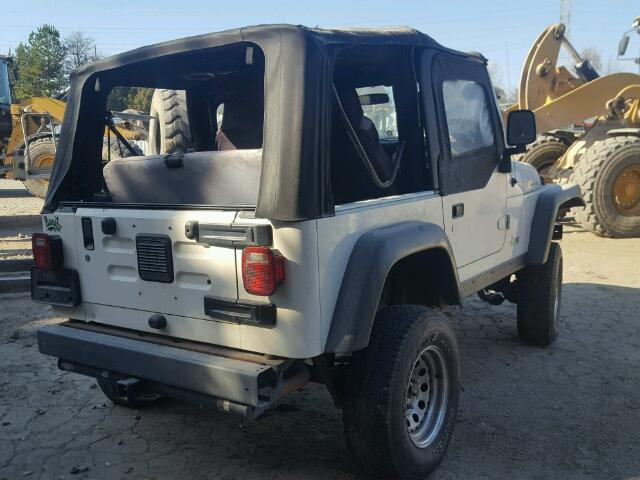 1J4FA69S56P771742 - 2006 JEEP WRANGLER / WHITE photo 4