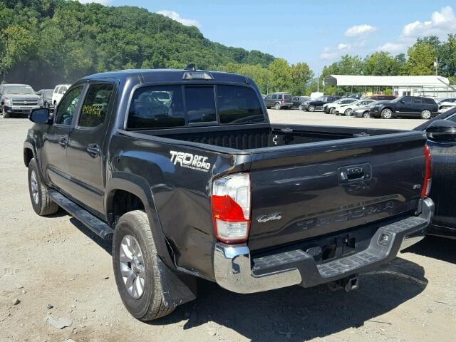 3TMCZ5AN1HM086499 - 2017 TOYOTA TACOMA DOU მწვანე ფოტო 3
