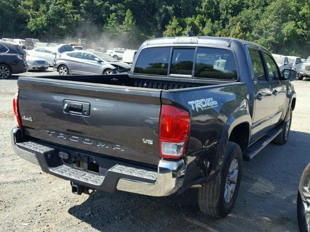 3TMCZ5AN1HM086499 - 2017 TOYOTA TACOMA DOU მწვანე ფოტო 4