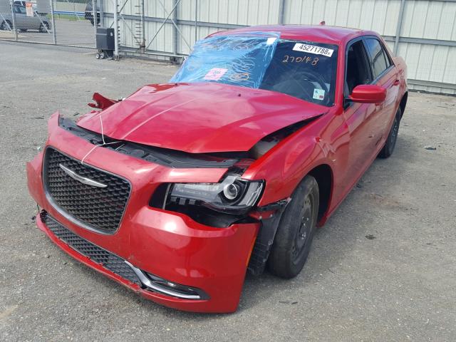 2C3CCAGGXGH270148 - 2016 CHRYSLER 300 S RED photo 2