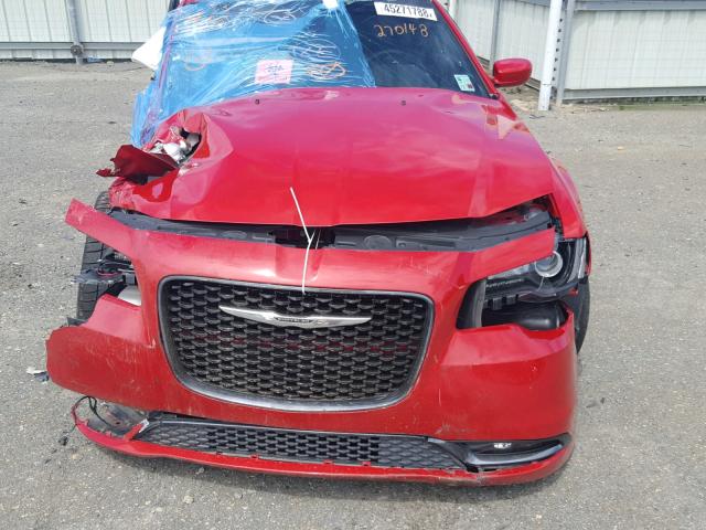 2C3CCAGGXGH270148 - 2016 CHRYSLER 300 S RED photo 7