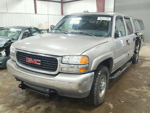 1GTGK13U42F162937 - 2002 GMC SIERRA K15 SILVER photo 2