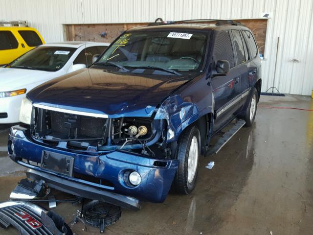 1GKDS13S832255958 - 2003 GMC ENVOY BLUE photo 2