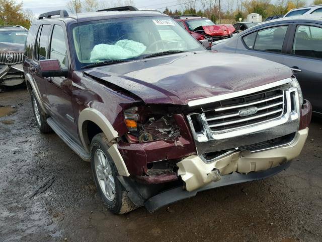 1FMEU64E38UB33337 - 2008 FORD EXPLORER E BURGUNDY photo 1