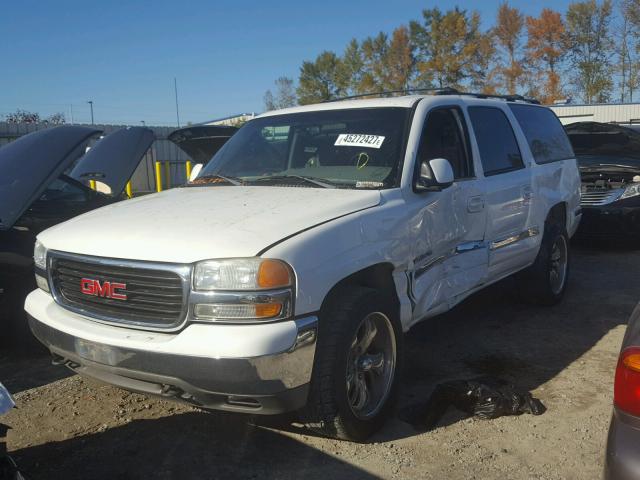 3GKEC16T91G240850 - 2001 GMC YUKON XL C WHITE photo 2