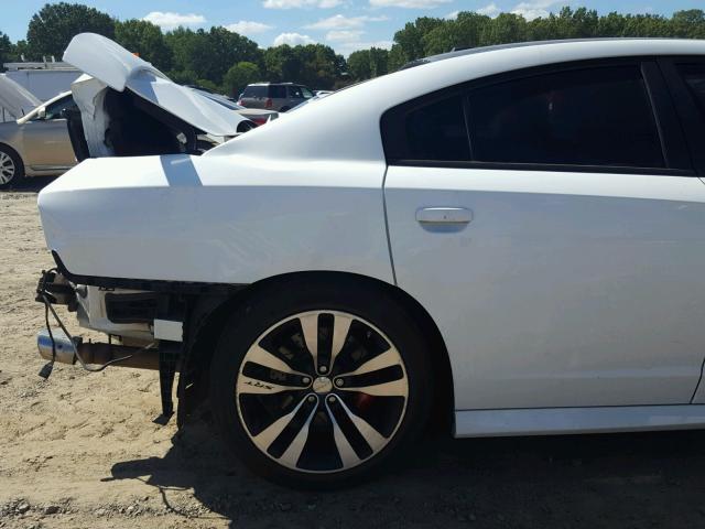 2C3CDXEJ2CH270167 - 2012 DODGE CHARGER SR WHITE photo 9