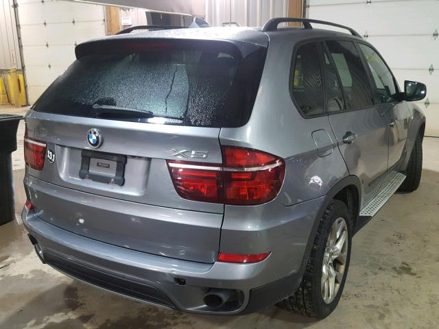 5UXZV4C5XCL750675 - 2012 BMW X5 XDRIVE3 GRAY photo 4