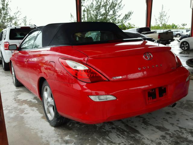 4T1FA38P37U130766 - 2007 TOYOTA CAMRY SOLA RED photo 3