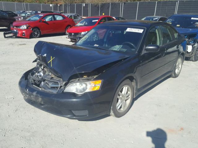 4S3BL616956214432 - 2005 SUBARU LEGACY 2.5 BLACK photo 2