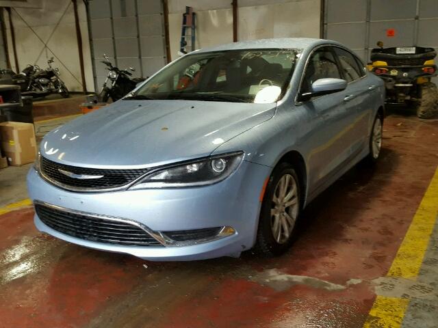 1C3CCCAB5FN692164 - 2015 CHRYSLER 200 LIMITE BLUE photo 2