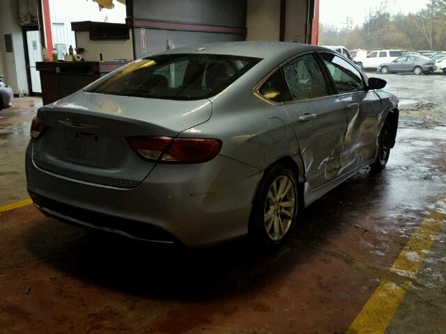 1C3CCCAB5FN692164 - 2015 CHRYSLER 200 LIMITE BLUE photo 4