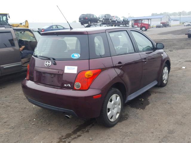 JTKKT624040064508 - 2004 TOYOTA SCION XA იასამნისფერი ფოტო 4